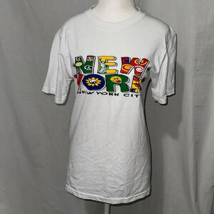 Jerzees New York City graphic tshirt size small